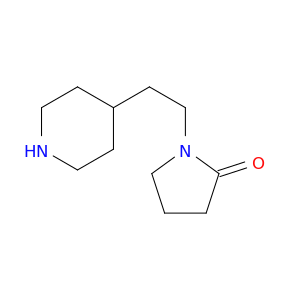 1-(2-哌啶-4-基乙基)吡咯烷-2-酮