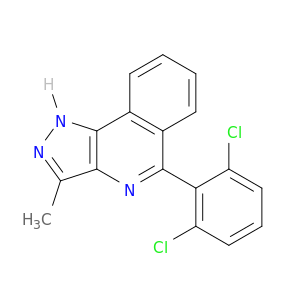 1H-Pyrazolo[4,3-c]isoquinoline, 5-(2,6-dichlorophenyl)-3-methyl-