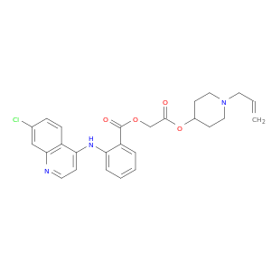 N-ALLYL-PIPERIDIN-4-YL N-(7-CHLORO-4-QUINOLYL)ANTHRANILOYLOXYACETATE