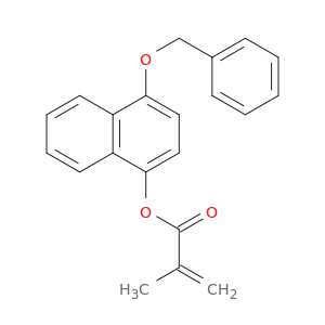2-Propenoic acid, 2-methyl-, 4-(phenylmethoxy)-1-naphthalenyl ester