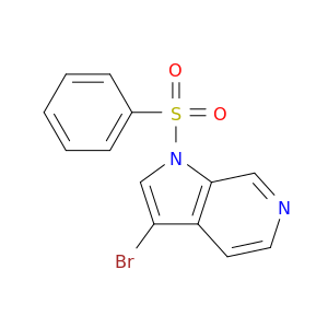 1-苯磺酰基-3-溴-6-氮杂吲哚