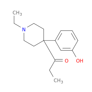 1-Propanone, 1-[1-ethyl-4-(3-hydroxyphenyl)-4-piperidinyl]-