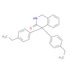 3(2H)-Isoquinolinone, 4,4-bis(4-ethylphenyl)-1,4-dihydro-