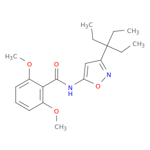 Benzamide, N-[3-(1,1-diethylpropyl)-5-isoxazolyl]-2,6-dimethoxy-