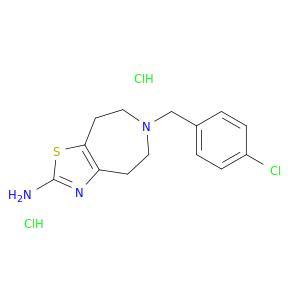 6-[(4-氯苯基)甲基]-5,6,7,8-四氢-4H-噻唑并[4,5-D]氮杂卓-2-胺