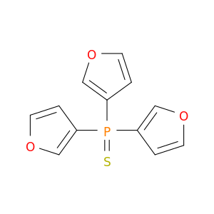 Phosphine sulfide, tri-3-furanyl-