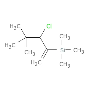 Silane, (2-chloro-3,3-dimethyl-1-methylenebutyl)trimethyl-