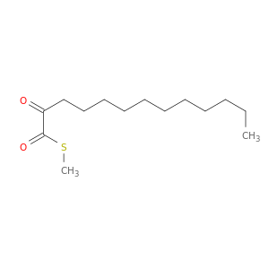 Tridecanethioic acid, 2-oxo-, S-methyl ester