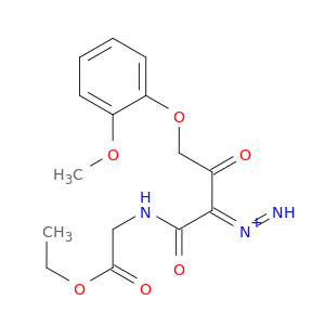 [1-(ethoxycarbonylmethylcarbamoyl)-3-(2-methoxyphenoxy)-2-oxo-propylidene]-imino-azanium