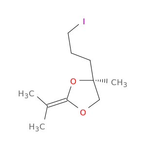 1,3-Dioxolane, 4-(3-iodopropyl)-4-methyl-2-(1-methylethylidene)-, (S)-