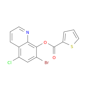 2-Thiophenecarboxylic acid, 7-bromo-5-chloro-8-quinolinyl ester