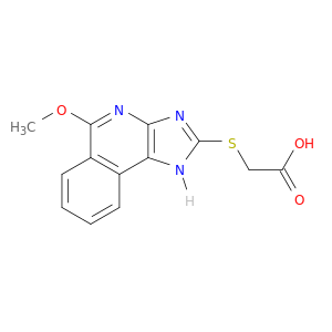 Acetic acid, [(5-methoxy-1H-imidazo[4,5-c]isoquinolin-2-yl)thio]-
