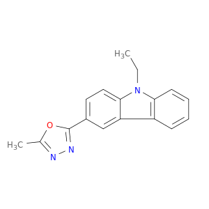 9H-Carbazole, 9-ethyl-3-(5-methyl-1,3,4-oxadiazol-2-yl)-