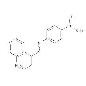 1,4-Benzenediamine, N,N-dimethyl-N'-(4-quinolinylmethylene)-