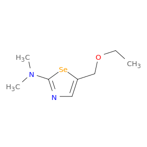 2-Selenazolamine, 5-(ethoxymethyl)-N,N-dimethyl-