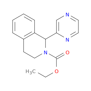 2(1H)-Isoquinolinecarboxylic acid, 3,4-dihydro-1-pyrazinyl-, ethyl ester