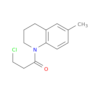 3-chloro-1-(6-methyl-3,4-dihydroquinolin-1(2h)-yl)propan-1-one