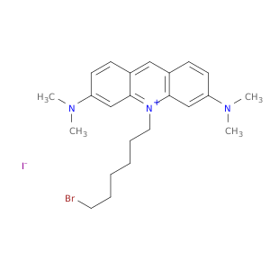 Acridinium, 10-(6-bromohexyl)-3,6-bis(dimethylamino)-, iodide