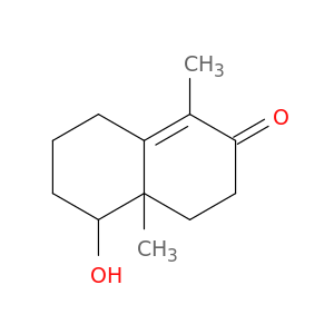 2(3H)-Naphthalenone, 4,4a,5,6,7,8-hexahydro-5-hydroxy-1,4a-dimethyl-