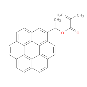2-Propenoic acid, 2-methyl-, 1-coronenylethyl ester