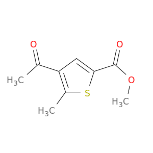 2-Thiophenecarboxylic acid, 4-acetyl-5-methyl-, methyl ester
