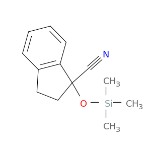 1H-Indene-1-carbonitrile, 2,3-dihydro-1-[(trimethylsilyl)oxy]-