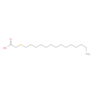 Acetic acid, (tetradecylseleno)-