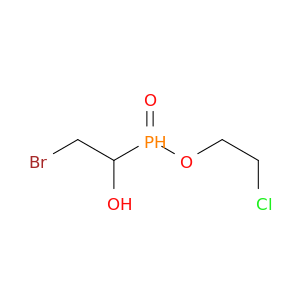 Phosphinic acid, (2-bromo-1-hydroxyethyl)-, 2-chloroethyl ester