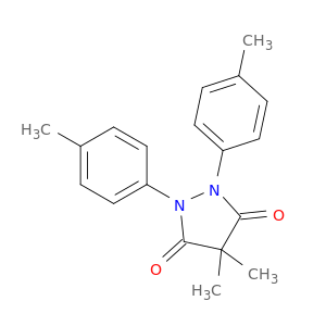3,5-Pyrazolidinedione, 4,4-dimethyl-1,2-bis(4-methylphenyl)-