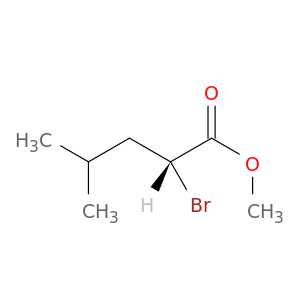 Pentanoic acid, 2-bromo-4-methyl-, methyl ester, (2R)-