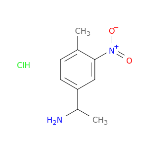 1-(4-甲基-3-硝基苯基)乙烷-1-胺盐酸