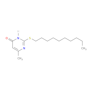 4(1H)-Pyrimidinone, 2-(decylthio)-6-methyl-