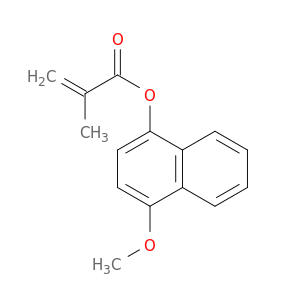 2-Propenoic acid, 2-methyl-, 4-methoxy-1-naphthalenyl ester