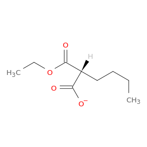 Propanedioic acid, 2-butyl-, 1-ethyl ester, (2R)-