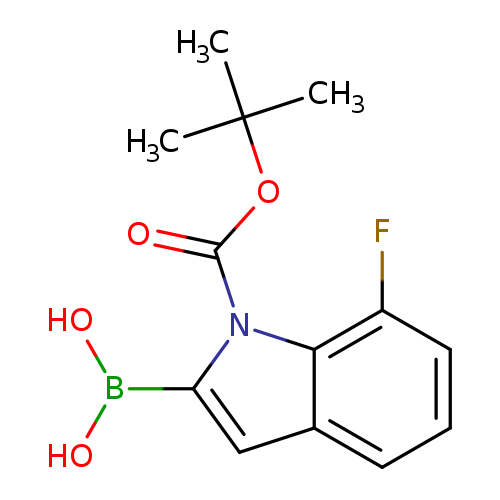 1H-Indole-1-carboxylic acid, 2-borono-7-fluoro-, 1-(1,1-dimethylethyl) ester