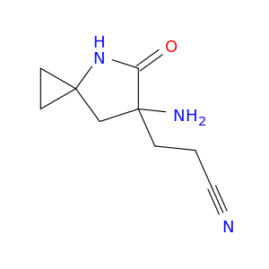 4-Azaspiro[2.4]heptane-6-propanenitrile, 6-amino-5-oxo-