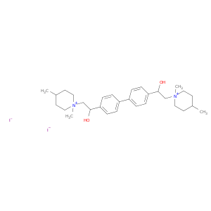 Piperidinium,1,1'-[[1,1'-biphenyl]-4,4'-diylbis(2-hydroxy-2,1-ethanediyl)]bis[1,4-dimethyl-,diiodide (9CI)