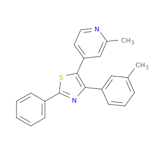 4-(3-METHYLPHENYL)-5-(2-METHYL-4-PYRIDYL)-2-PHENYL-1,3-THIAZOLE