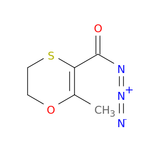 1,4-Oxathiin-3-carbonyl azide, 5,6-dihydro-2-methyl-
