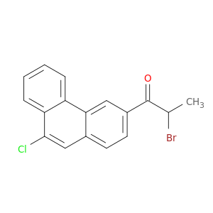 1-Propanone,2-bromo-1-(9-chloro-3-phenanthrenyl)-