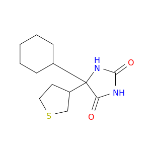 5-cyclohexyl-5-(thiolan-3-yl)imidazolidine-2,4-dione