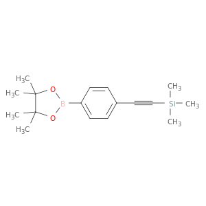 4,4,5,5-四甲基-2-[4-[(三甲基硅基)乙炔基]苯基]-1,3,2-二氧杂硼烷