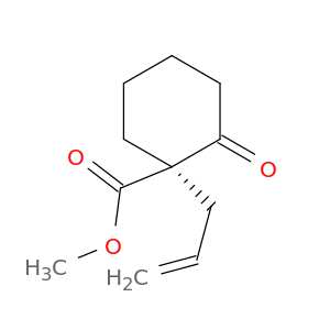Cyclohexanecarboxylic acid, 2-oxo-1-(2-propenyl)-, methyl ester, (R)-