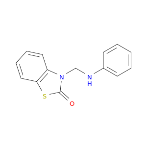 2(3H)-Benzothiazolone,3-[(phenylamino)methyl]-