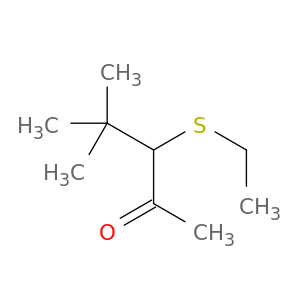 2-Pentanone, 3-(ethylthio)-4,4-dimethyl-