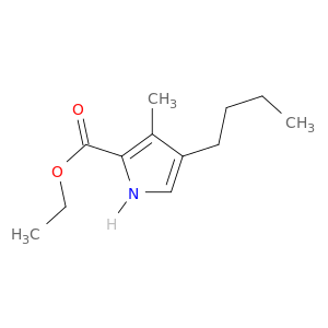1H-Pyrrole-2-carboxylic acid, 4-butyl-3-methyl-, ethyl ester