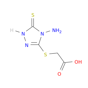 Acetic acid, [(4-amino-4,5-dihydro-5-thioxo-1H-1,2,4-triazol-3-yl)thio]-