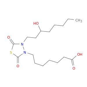 1,3,4-Thiadiazolidine-3-heptanoic acid, 4-(3-hydroxyoctyl)-2,5-dioxo-
