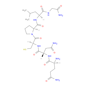 Glycinamide, L-glutaminyl-L-asparaginyl-L-cysteinyl-L-prolyl-L-leucyl-