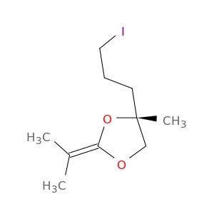 1,3-Dioxolane, 4-(3-iodopropyl)-4-methyl-2-(1-methylethylidene)-, (R)-